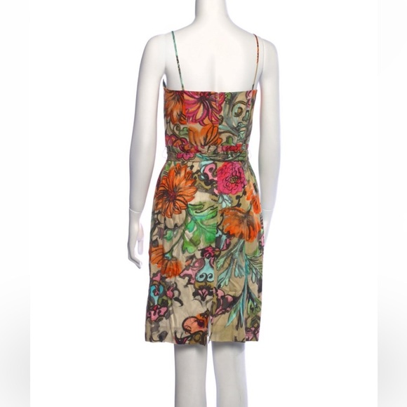 Milly Printed Knee-Length Dress Size Med/8 - Picture 3 of 10